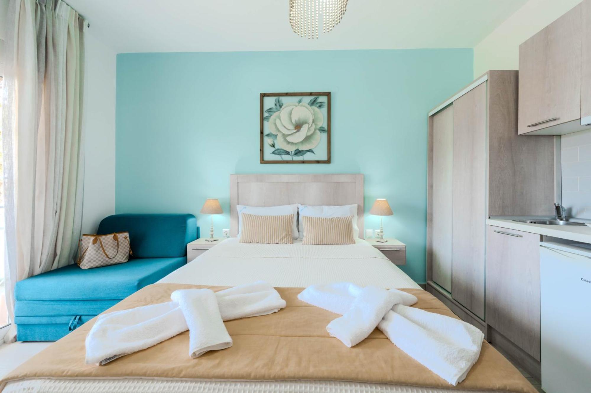 Blue Bay Hotel de apartamente Skala Potamia